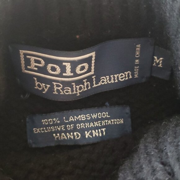 Polo by Ralph Lauren Hand knit lambswool sweater - Picture 6 of 12